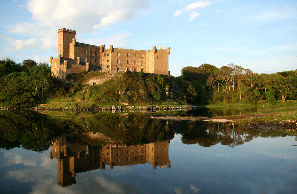 Notes From History: Dunvegan Castle, where, since 1967, the MacCrimmon Memorial Piobaireachd Competition has taken place every year where players complete to win the 'silver chanter'. Competitors only play tunes attributed to the legendary MacCrimmon family. Its also the oldest continuously inhabited castle in Scotland.