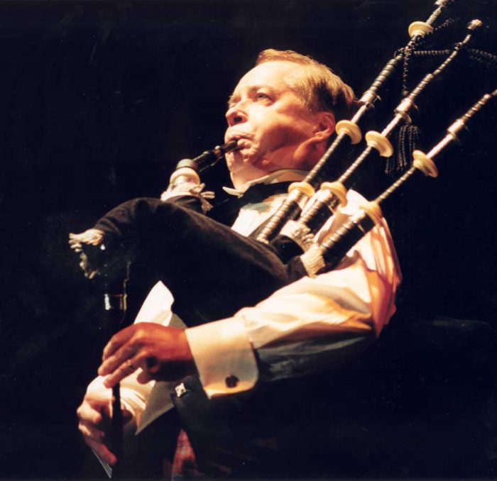 Performing at the St. Andrew's College 100th Anniversary Gala in 1999.