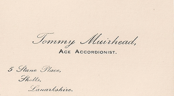 Tom Muirhead Business Card