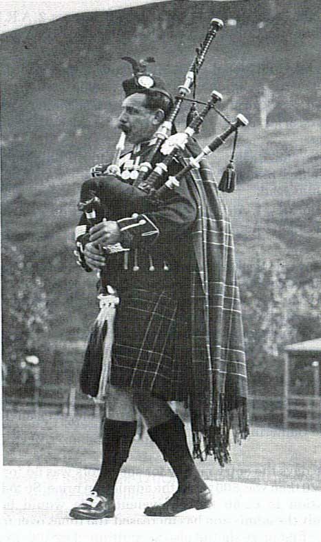 Willie Ross displaying his impeccable dress and deportment at Oban Games in 1910.